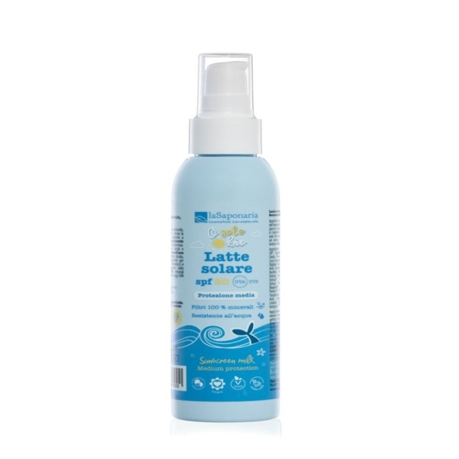 Hot La Saponaria Latte Solare Spf 20 - Media Protezione