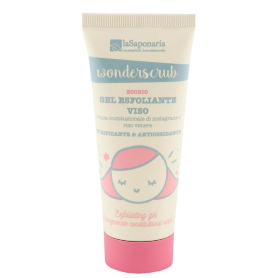 Online La Saponaria Wonderscrub - Gel Esfoliante Viso